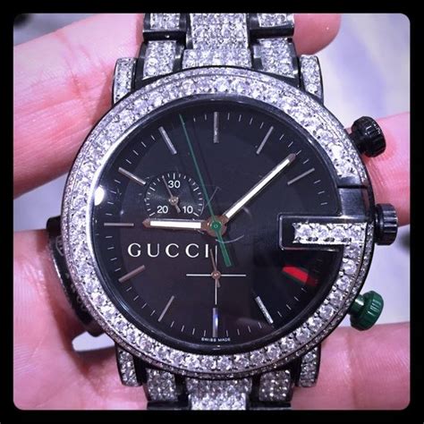 iced out gucci watches|Gucci Watches for Women .